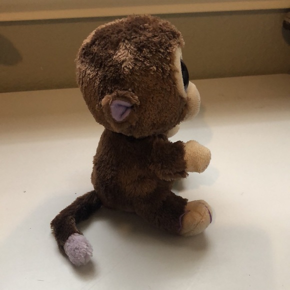 Stuffed Animal Monkey Y2K Ty Coconut 6” Plush Brown Monkey Toy - Picture 4 of 10